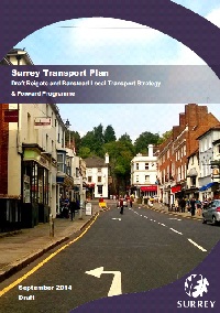 Report cover in Reigate town centre