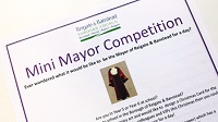 Extract from Mini Mayor competition poster