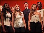 Young people singing in Star for a Night 2015
