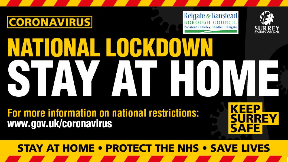 National lockdown graphic