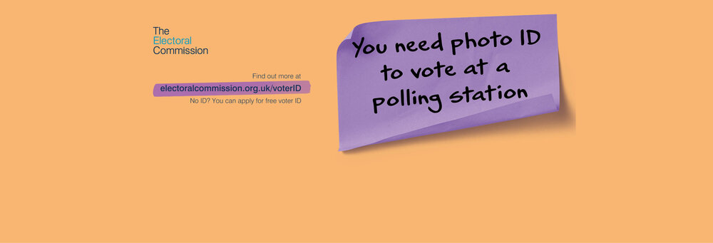 You need photo ID to vote at a polling station