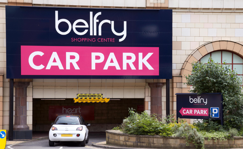 A picture of Belfry car park in Redhill which will be open for parking after 6pm from 1 June 2023