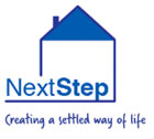 NextStep logo, creating a settled way of life