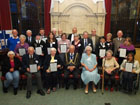 Mayor with 2012 volunteer award winners