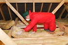 Installing loft insulation
