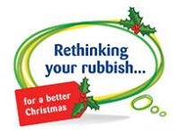 'Rethinking your rubbish for a better Christmas' logo