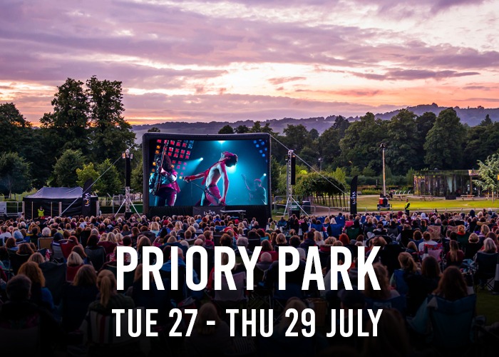Luna Cinema at Priory Park, 27 to 29 July