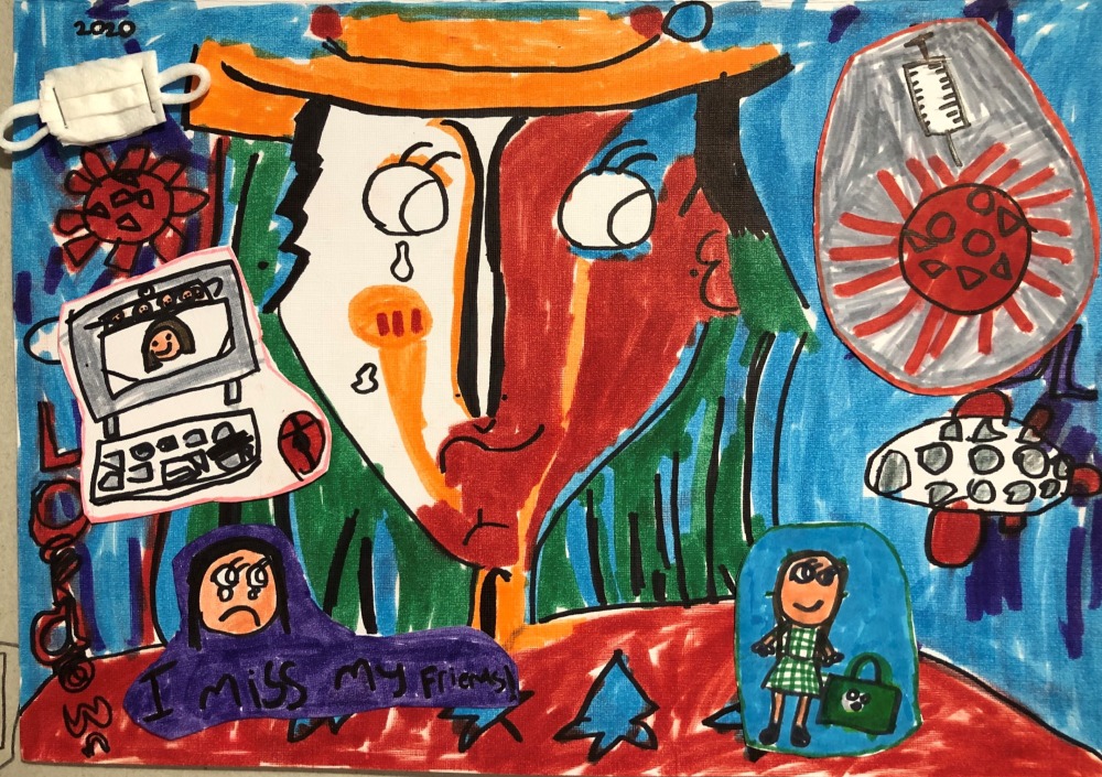 The winning artwork from The Mayor's Art Competition