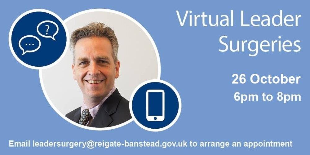 Our next virtual Leader Surgery is on 26 October