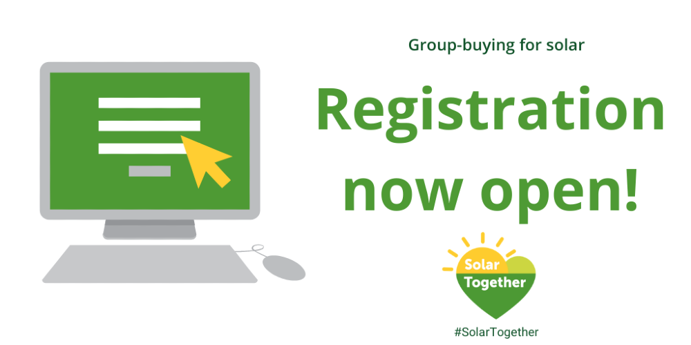 Registration now open for Solar Together Surrey