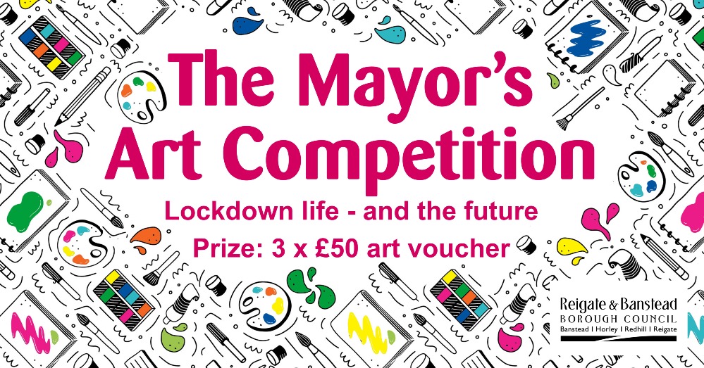 The Mayor's Art Competition poster