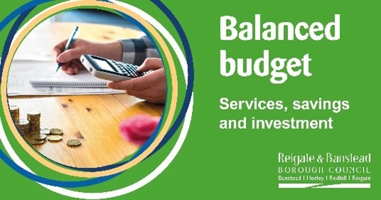 A poster with the words balanced budget on it 