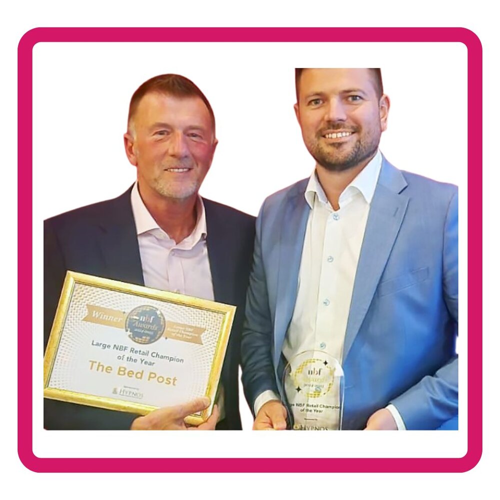 Photo of Pictured: The Bed Post Managing Director, David Cheeseman, and owner, Oliver Wright.