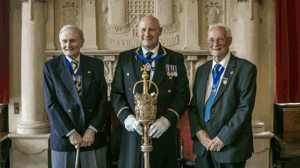 Roger Newstead and David Pay were made Honorary Aldermen on Thursday 16 May 