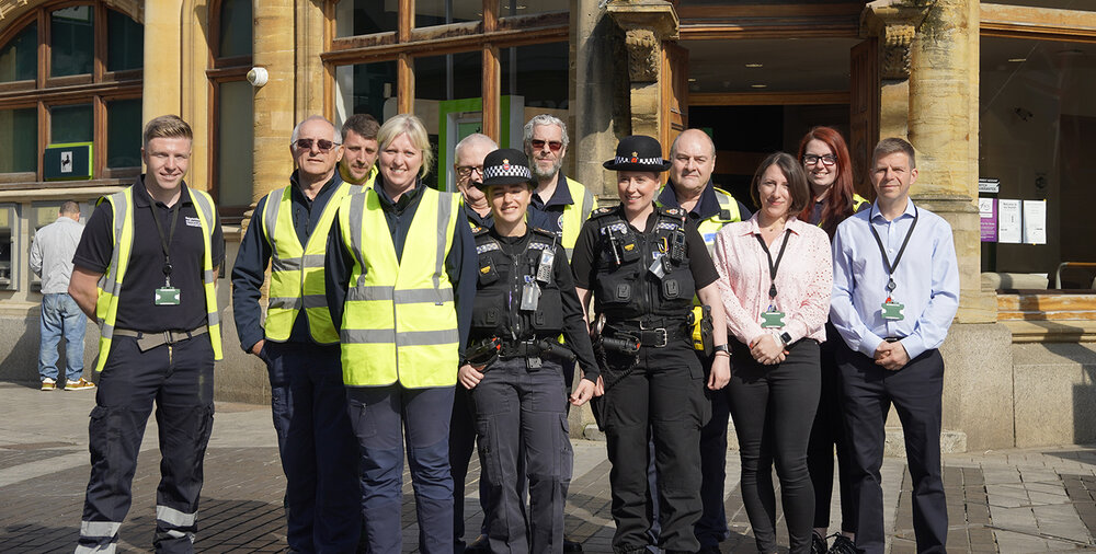 Police and council officers preparing for the ASB campaign