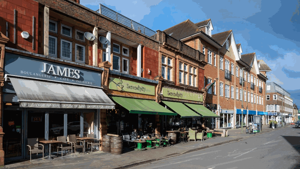 Shops in Horley High Street