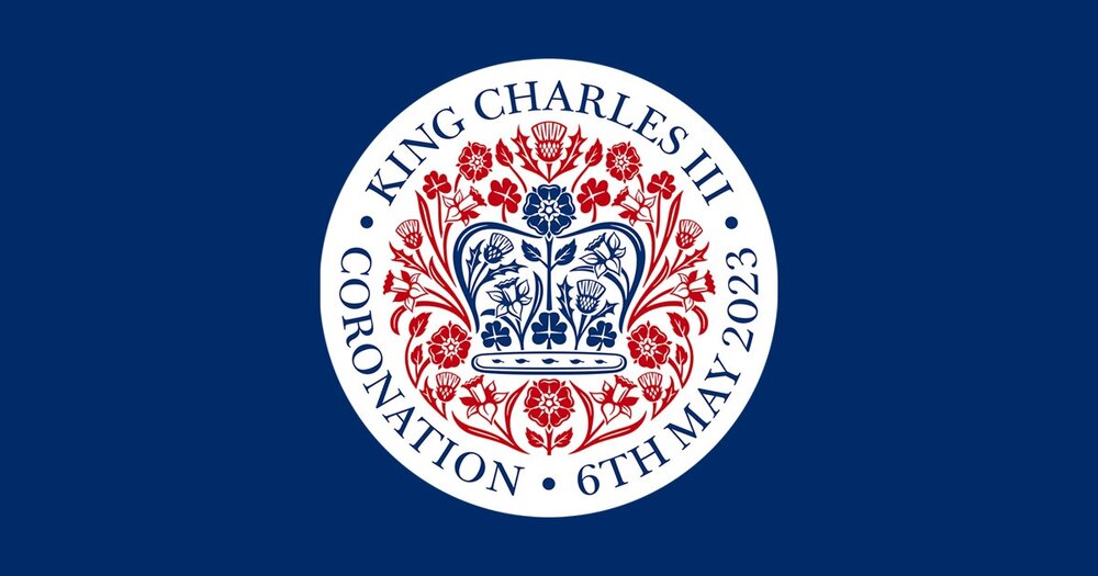 Picture of the King Charles III's coronation emblem 