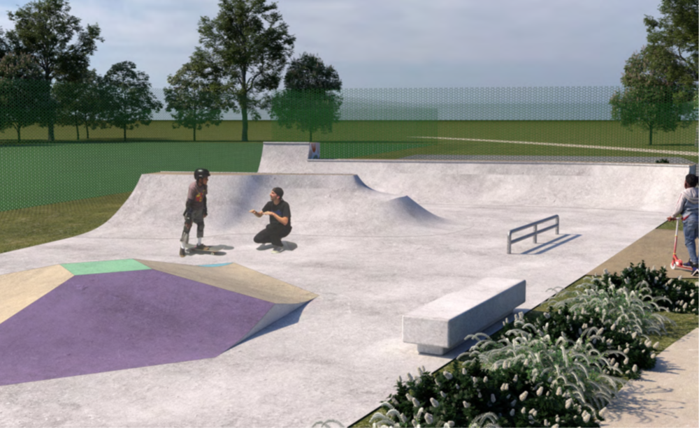 Concept design of Preston Park skatepark
