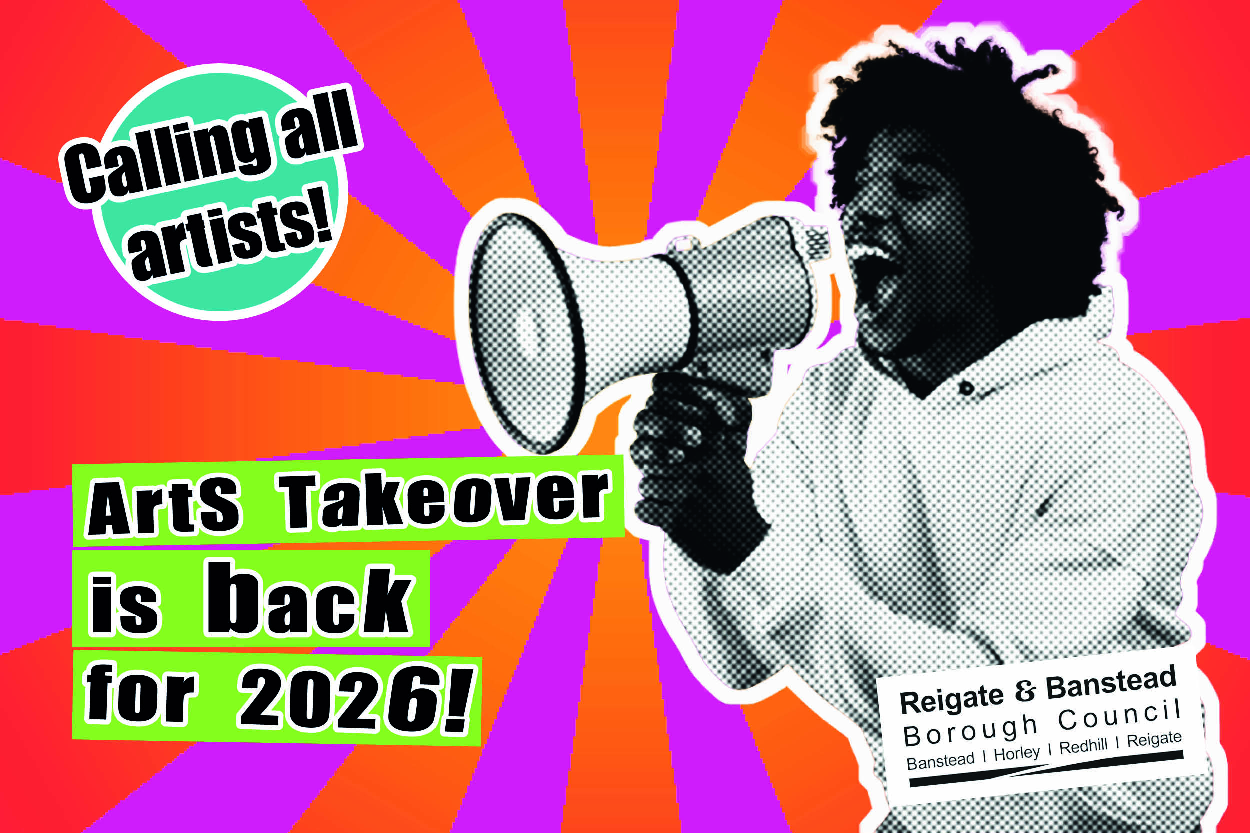 Arts Takeover is back poster