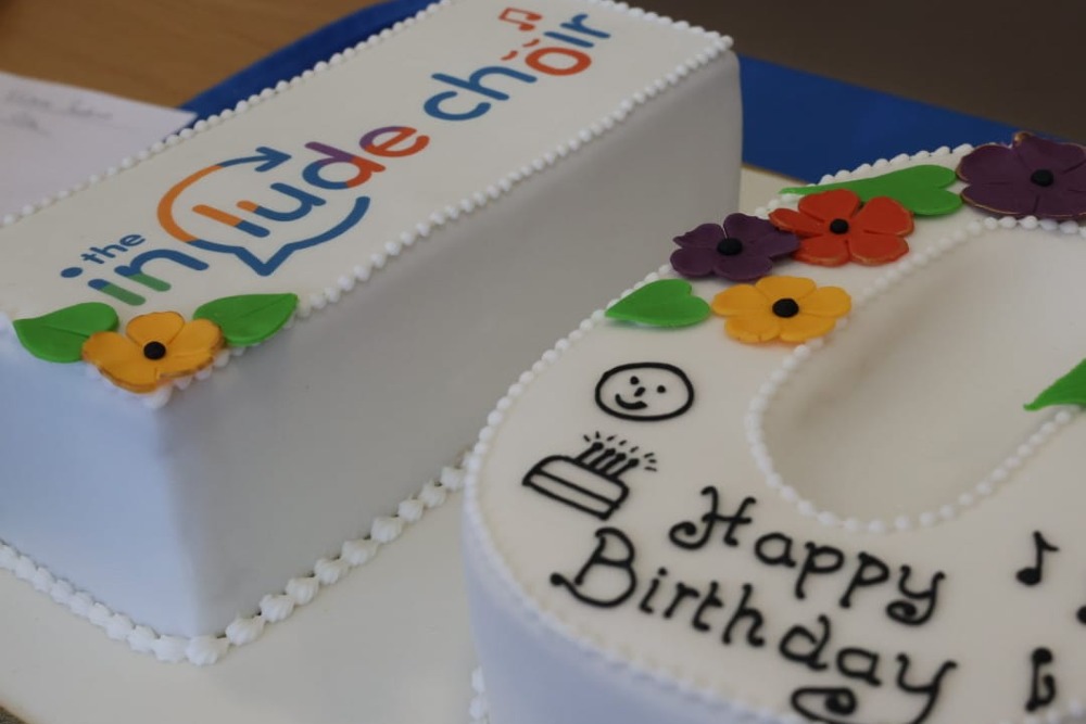 Birthday cake for Include Choir