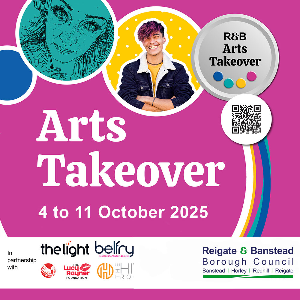 Arts Takeover is coming back to Redhill in October 