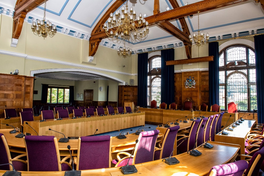 The council chamber