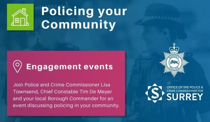 Policing communities event on 8 November 6.30pm to 8.30pm