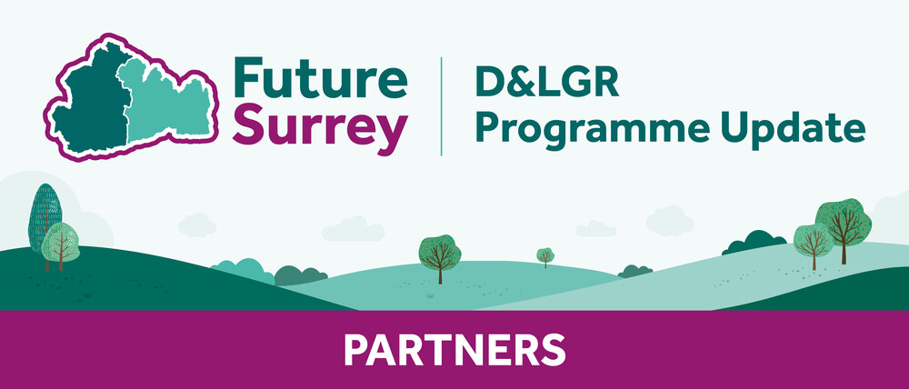 Branding logo of "Future Surrey" Partner updates