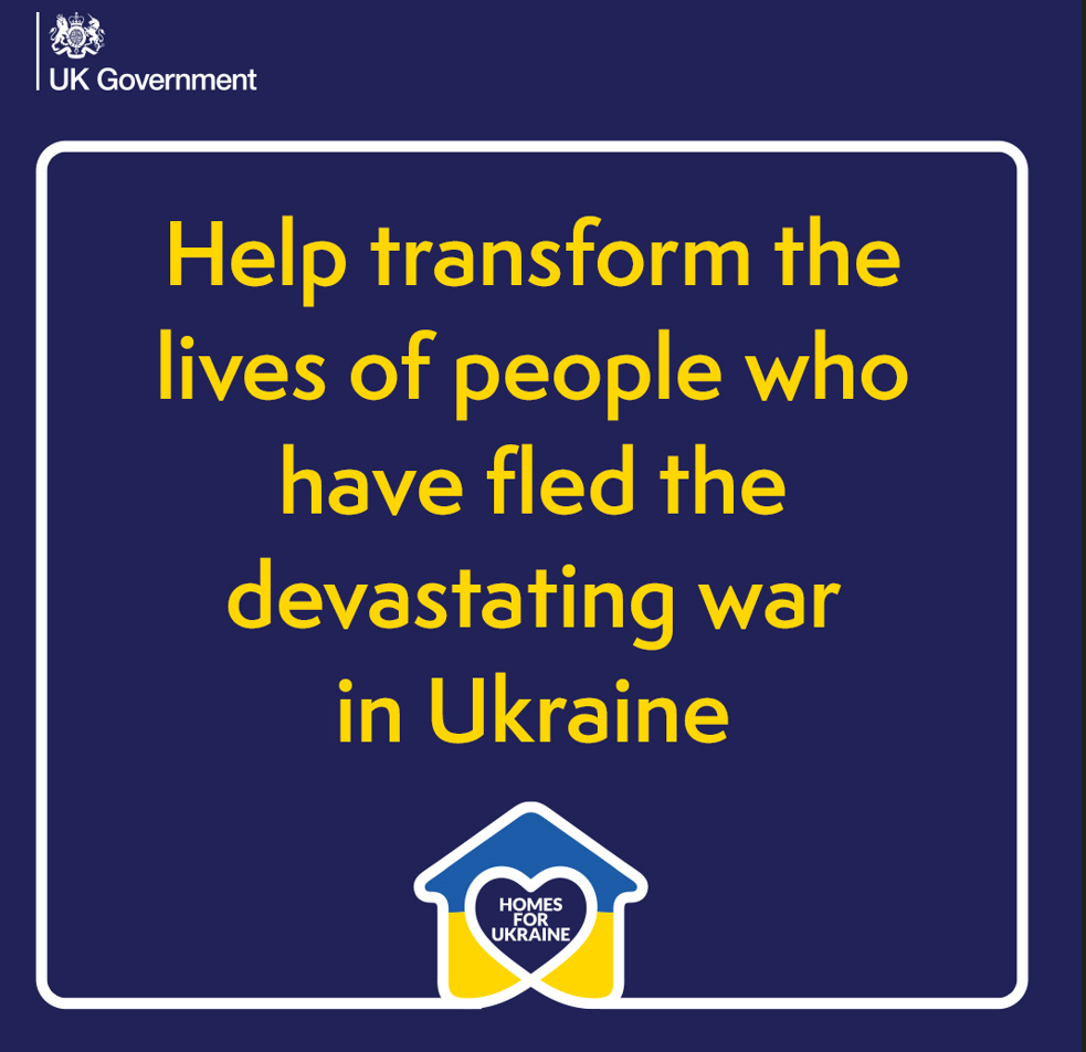 Homes for Ukraine: we are looking for sponsors 