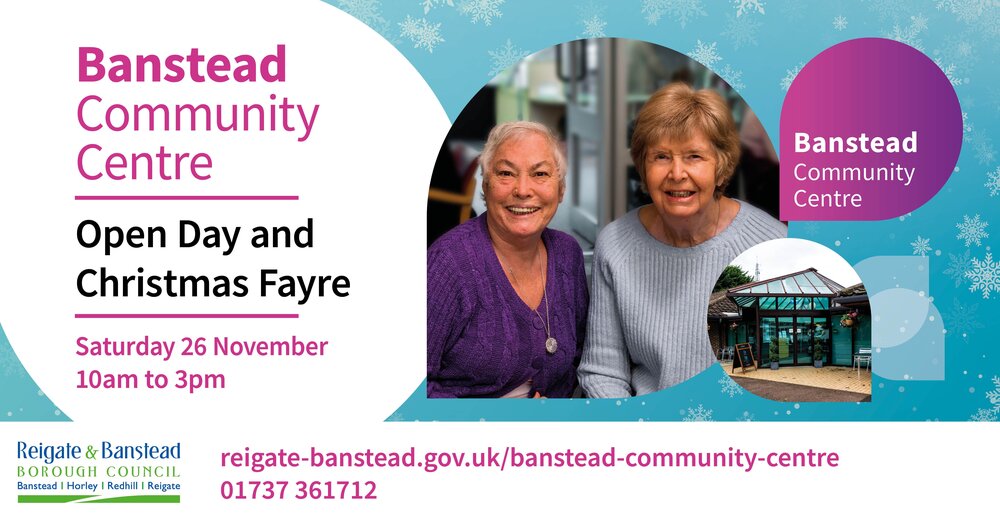 Banstead Community Centre Open Day and Christmas Fayre