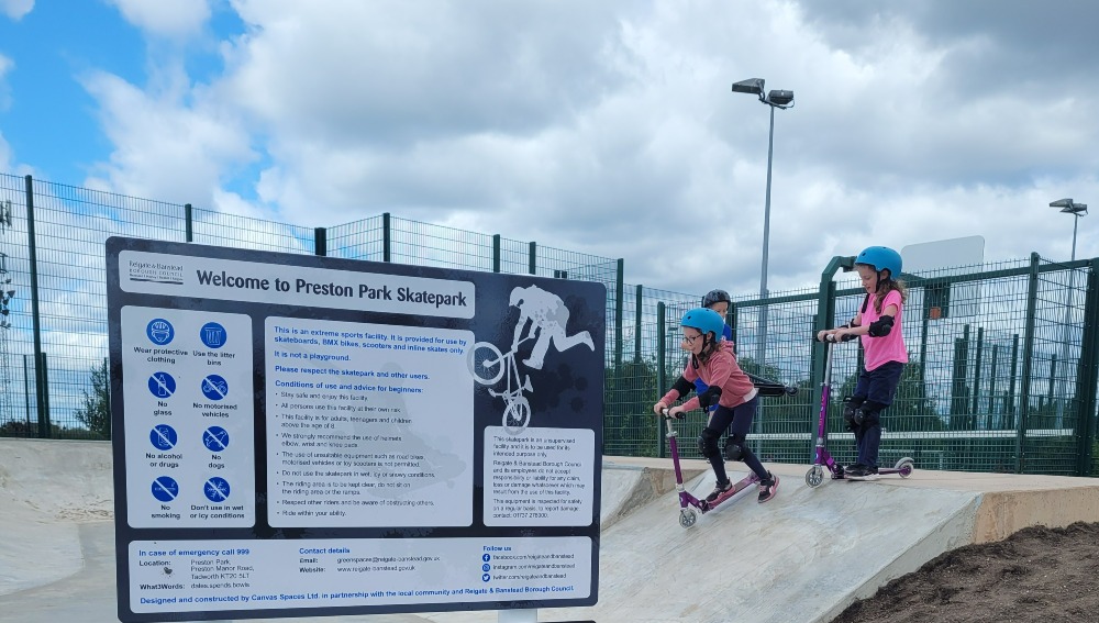 R&Be Active session at the Preston Park Skatepark