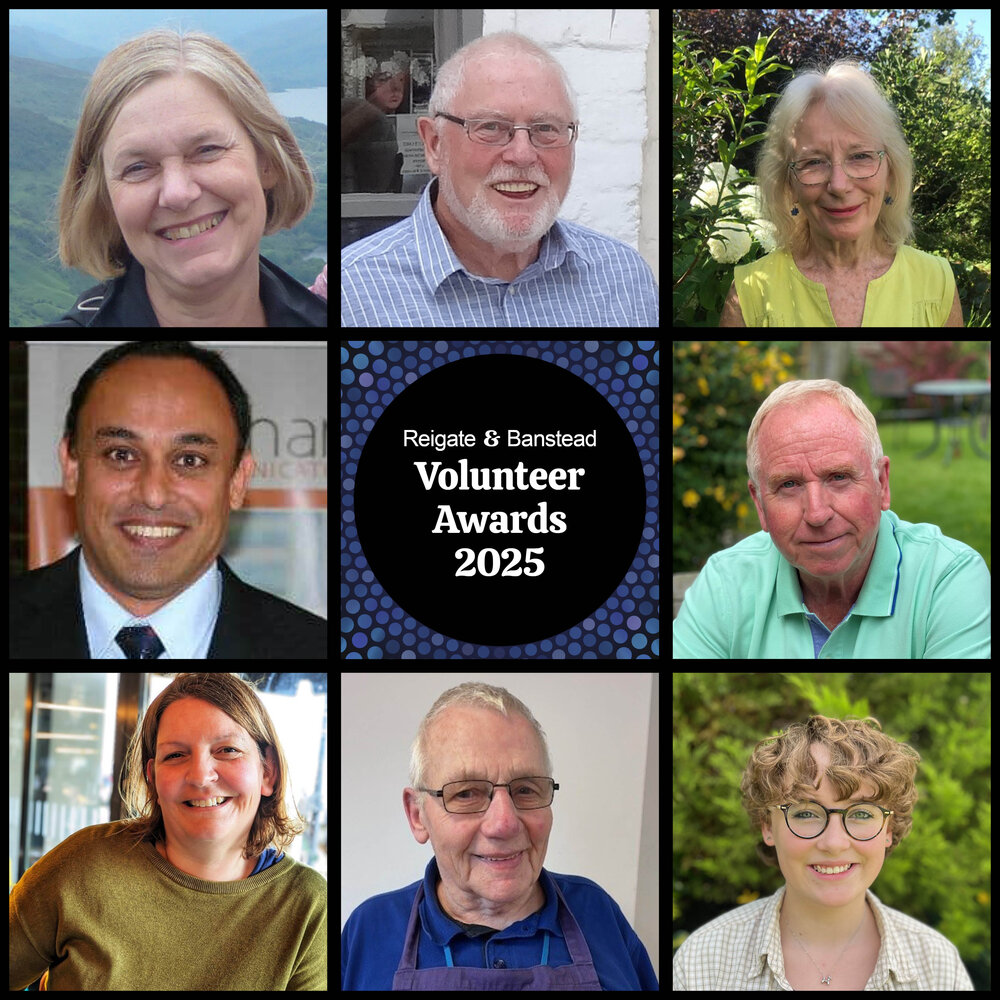 Some of the volunteers who were awarded in 2024