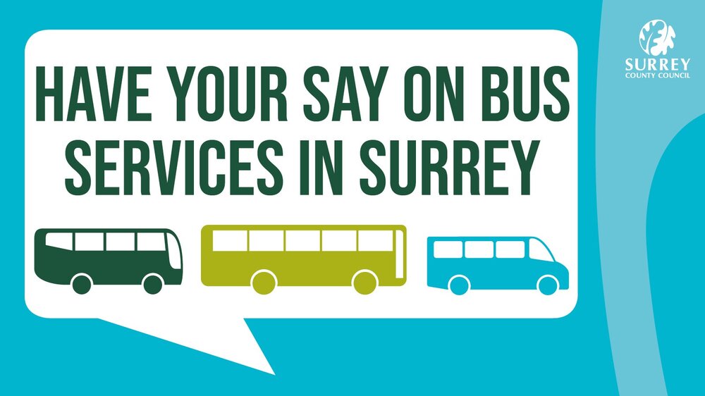 Have your say on bus services in surrey