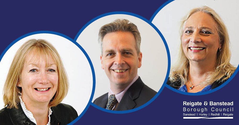 A graphic with pictures of the three former councillors who have been made Aldermen 