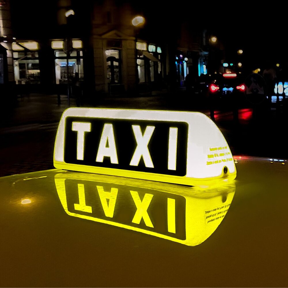 photo of taxi light