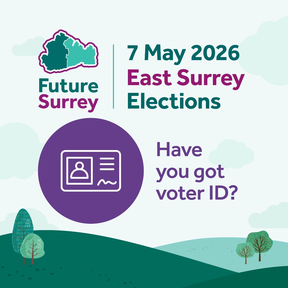 Graphic shows photo ID with the text "Have you got voter ID"