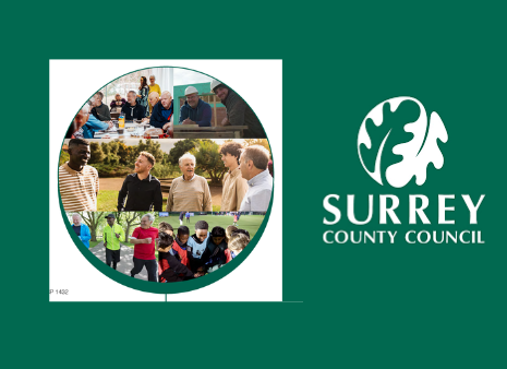 Mens Group & Surrey County Council Logo
