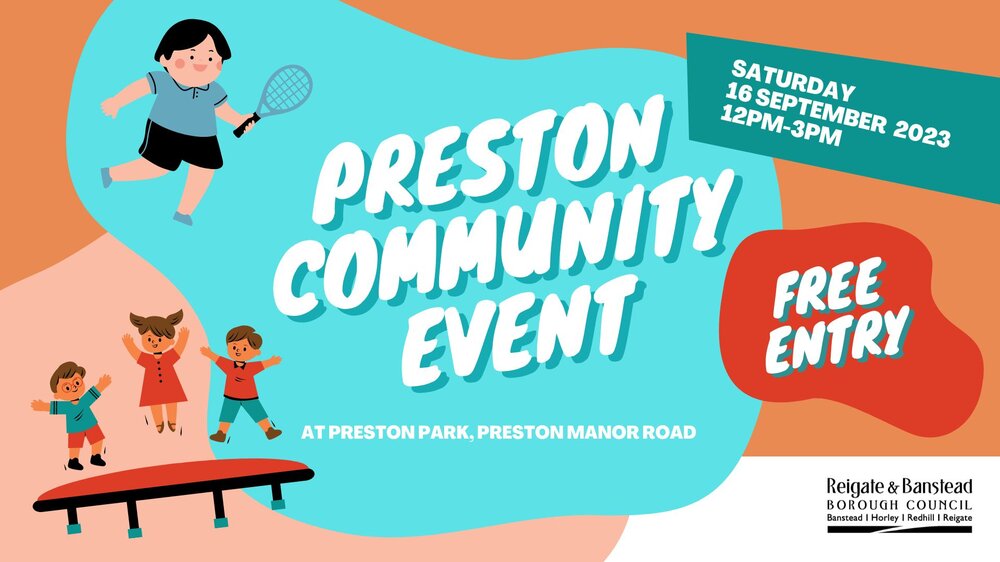 Preston Community Event at Preston Park, Preston Manor Road
