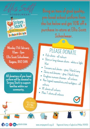 Ellis Scott school uniform promotion