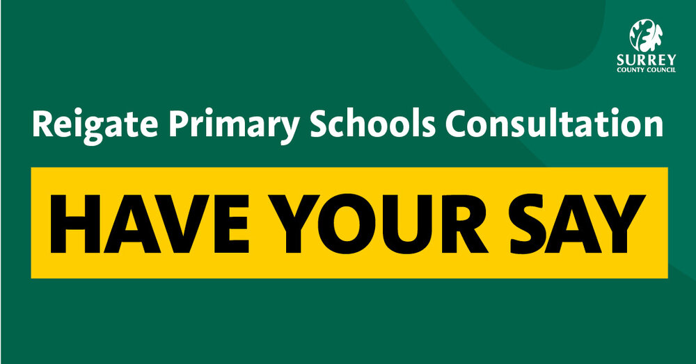 A public consultation is ongoing about primary school provisions in Reigate 