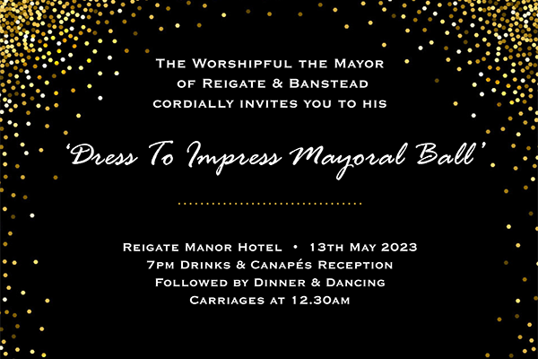 Invitation for 'Dress to impress Mayoral Ball'
