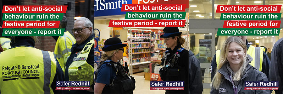 Safer Redhill festive campaign